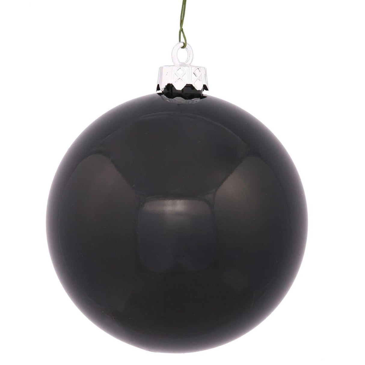 4.75in Black Christmas Ornament Assortment (Set of 4)