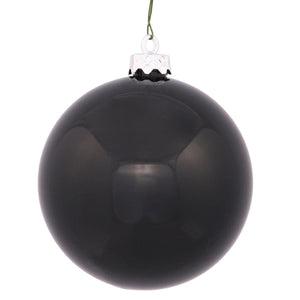 4.75in Black Christmas Ornament Assortment (Set of 4)