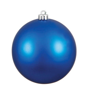 4.75in Blue Finish Christmas Ornament Assortment (Set of 4)