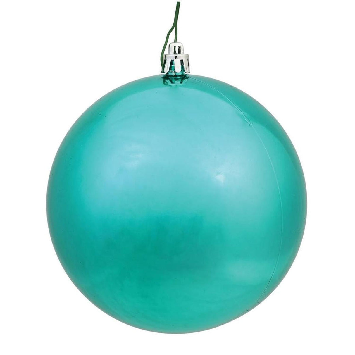 4.75in Teal Finish Christmas Ornament Assortment (Set of 4)
