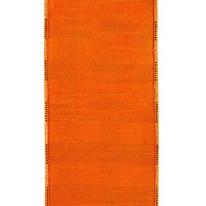 4in Boo Embroidered Check Wired Ribbon (5 Yards)