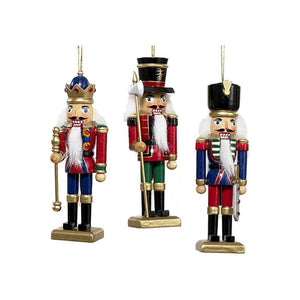 5" Classic Wooden Nutcracker Ornament
