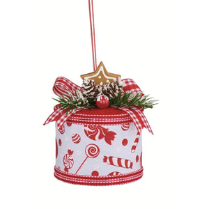 5" Gingerbread Gift Box Ornament