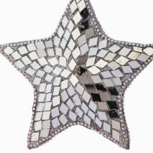 5" Mosiac Jeweled Star Ornament