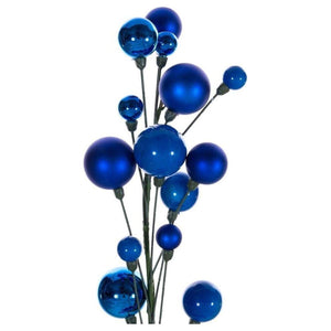 6' Ball Branch Garland: Blue