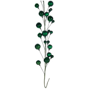 6' Ball Branch Garland: Green