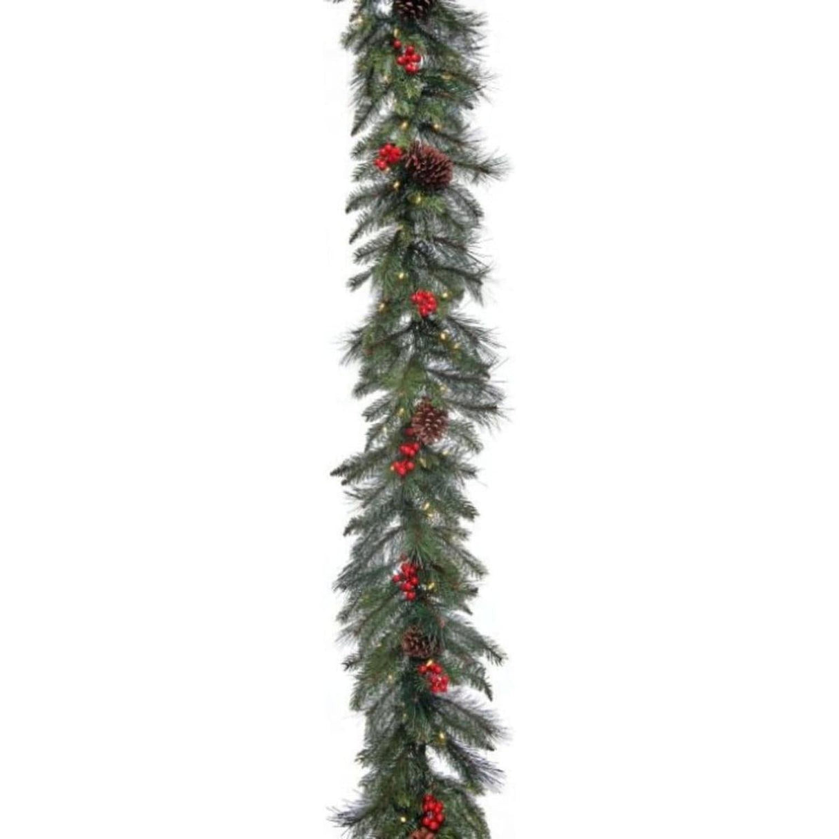 6' LED Forest Berry Fir Garland