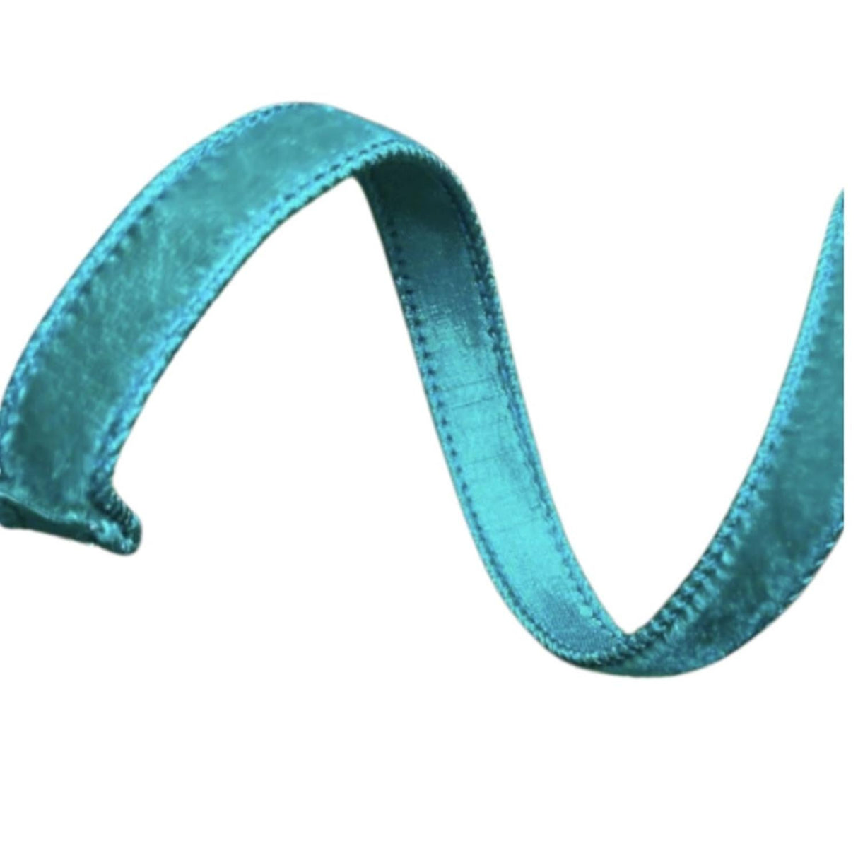 .75" Velvet Luster Ribbon: Teal (10 Yards)
