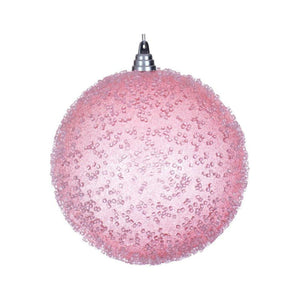 8" Pink Icy Sugar Ball