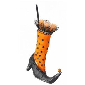 9" Plush Witch Boot Hanger