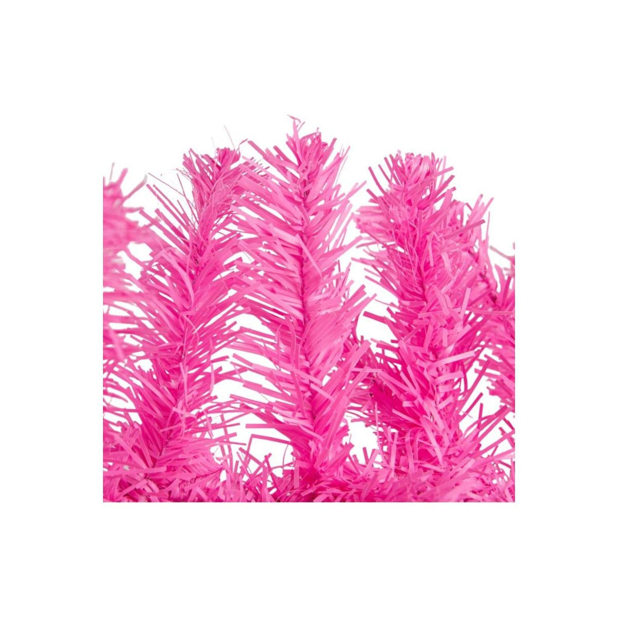 9' PVC Pine Garland: Pink Unlit