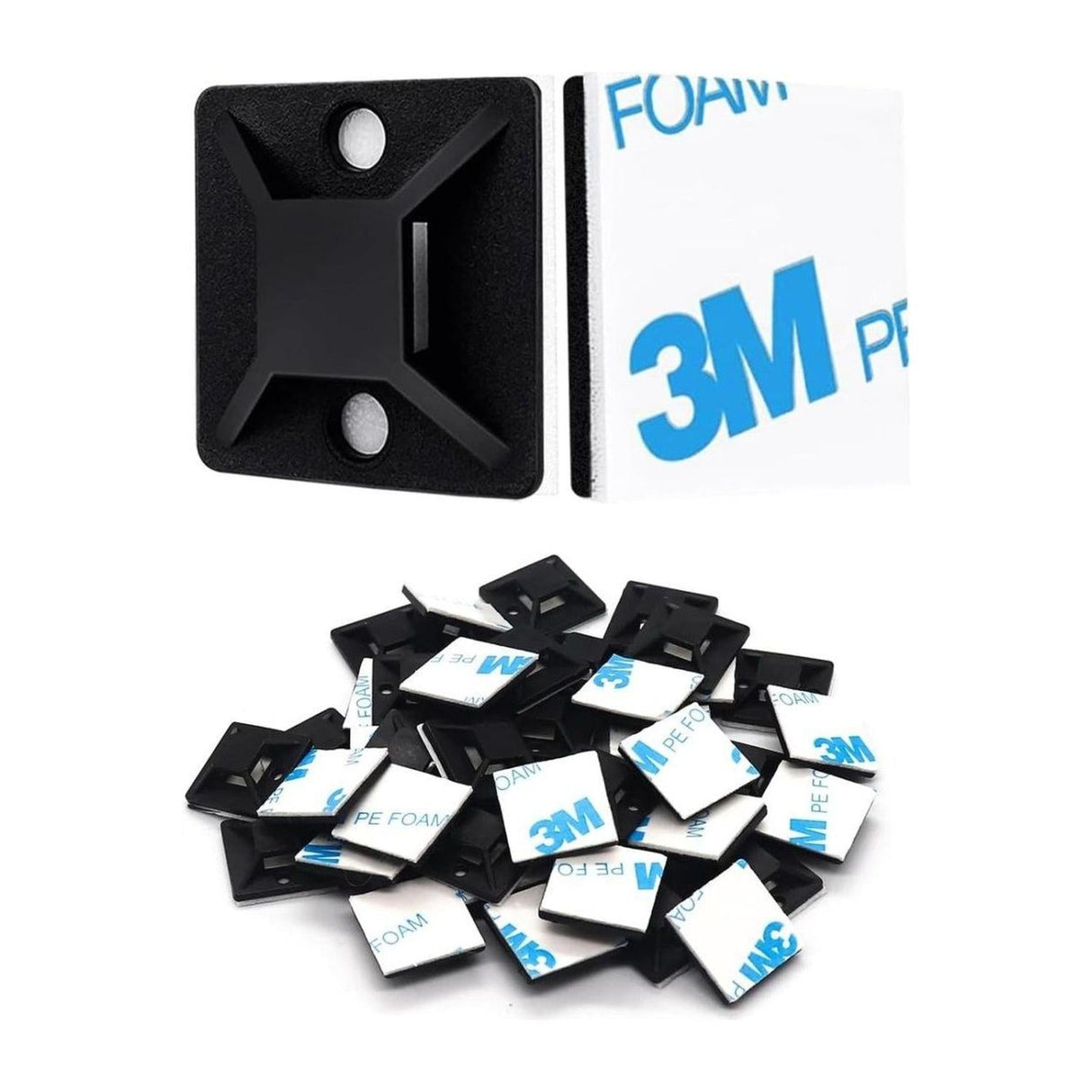 Cable Tie Mounting Squares