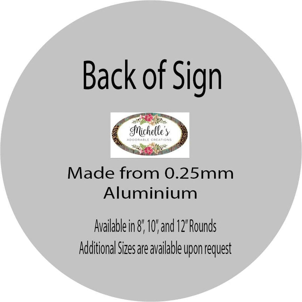 Candy Cane Peppermint Black White Sign