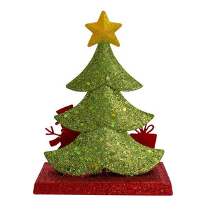 Christmas Tree Glitter Base Stocking Hanger
