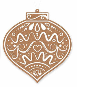 Double Sided Gingerbread Ornament (Asst 2)