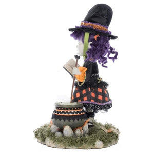 Katherine's Collection 11" Poppy Broomson Witch Tabletop