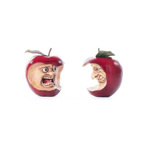 Katherine's Collection Toxic Terry and Noxious Nelson Apples (Set of 2)