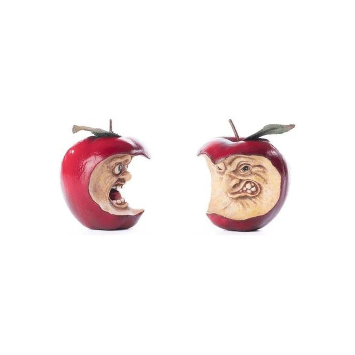 Katherine's Collection Toxic Terry and Noxious Nelson Apples (Set of 2)