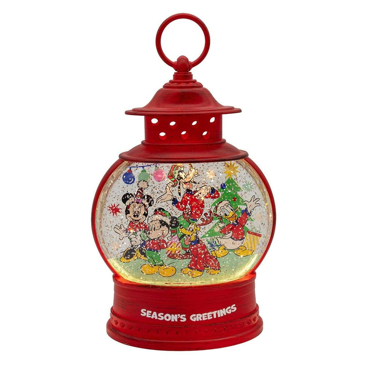 Kurt Adler 10-Inch Disney Lantern with Spinning Glitter Water