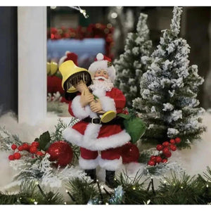 Kurt Adler 10-Inch Leg Lamp Fabriché Santa with Light
