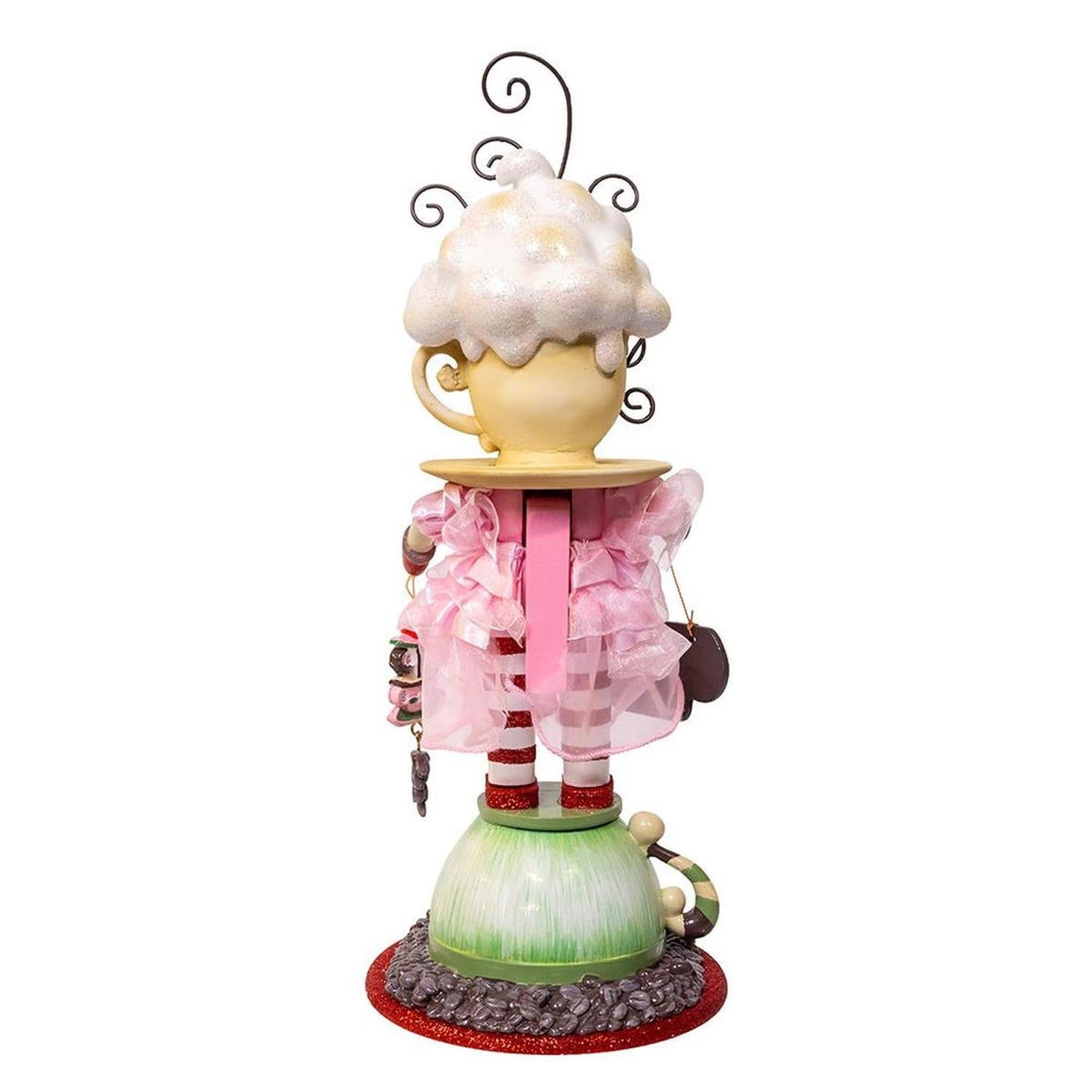 Kurt Adler 12-Inch Hollywood Nutcrackers Coffee Girl Nutcracker