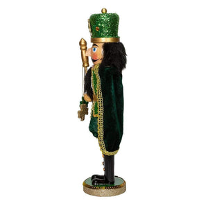 Kurt Adler 15-Inch Irish Nutcracker With Cape