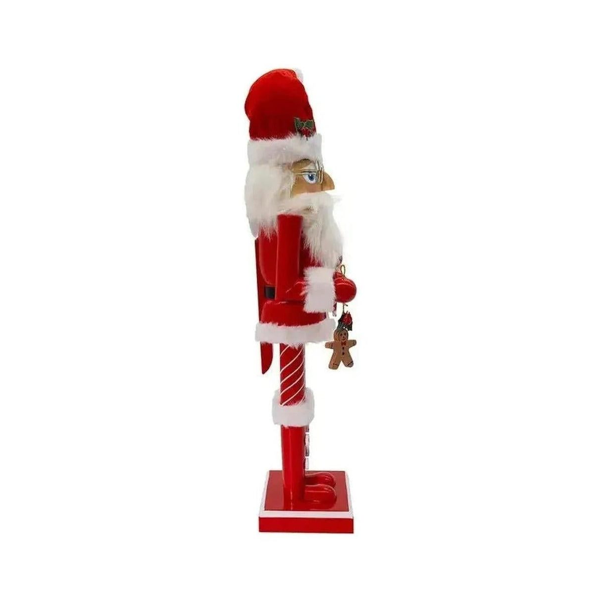 Kurt Adler 15" Wooden Mr. Claus Nutcracker
