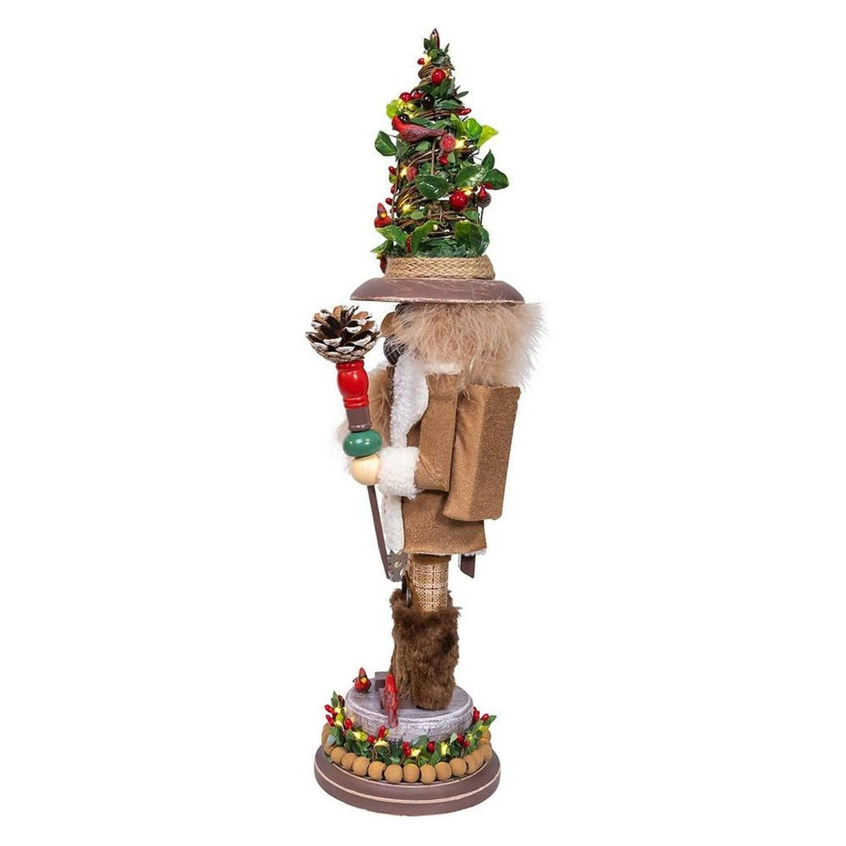 Kurt Adler 19-Inch LED Birch Berries Nutcracker