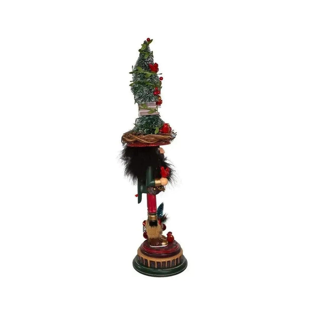 Kurt Adler 19.5" Hollywood Nutcrackers™ Cardinal In Tree Hat Nutcracker