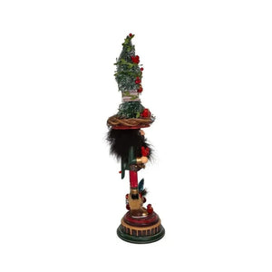 Kurt Adler 19.5" Hollywood Nutcrackers™ Cardinal In Tree Hat Nutcracker
