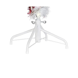 Kurt Adler 3-Foot Pre-Lit Red and White LED Tinsel Candy Cane