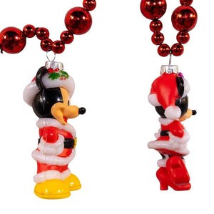 Kurt Adler 4-Foot Mickey and Minnie Lighted Garland
