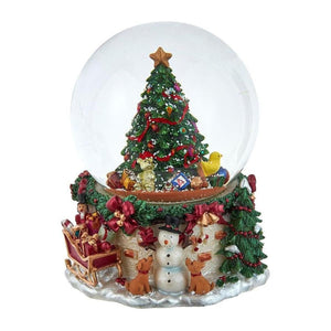 Kurt Adler 6-Inch Christmas Tree Revolving Music Box