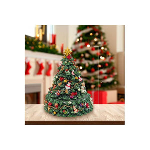 Kurt Adler 7-Inch Christmas Tree Revolving Music Box