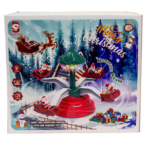 Kurt Adler Musical Christmas Deco with Santa Table Piece