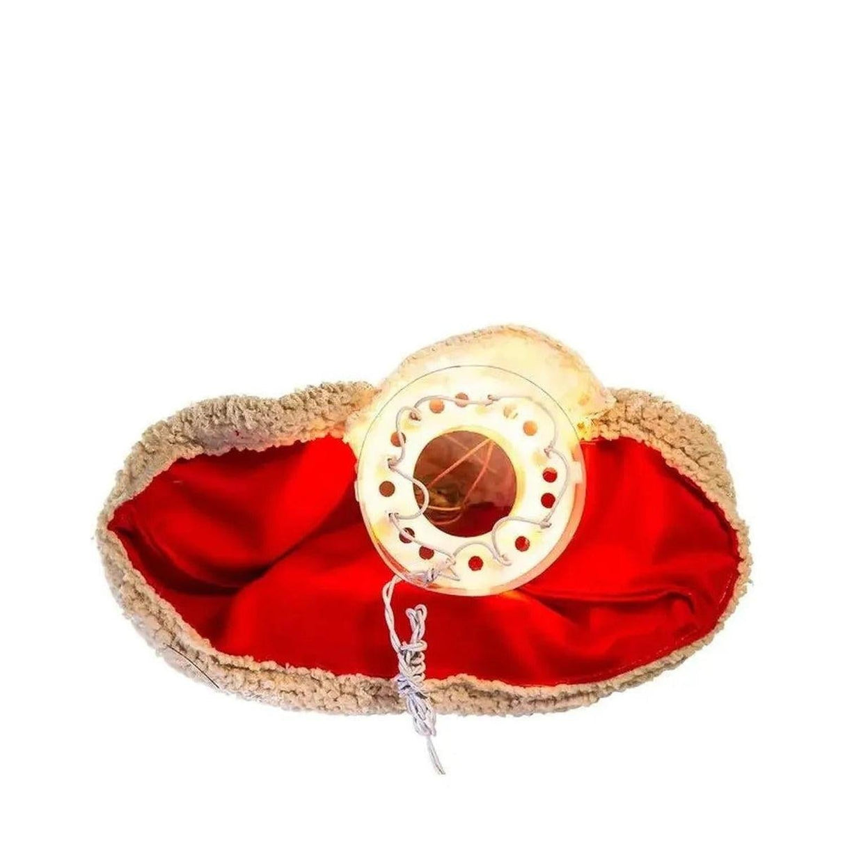 Kurt Adler UL 10-Light 16-Inch Red and Ivory Angel Treetop