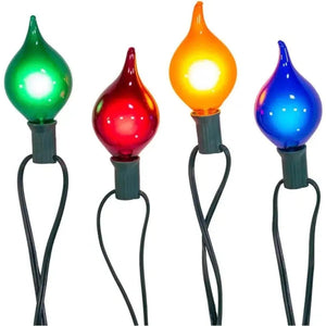 Kurt Adler UL 10-Light G45 Multicolor Teardrop Light Set