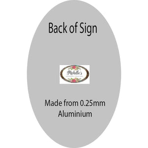 Traditional Red Green Oval Nutcracker Sign
