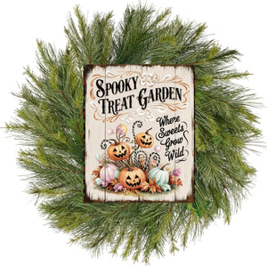 Spooky Treat Garden Halloween Sign