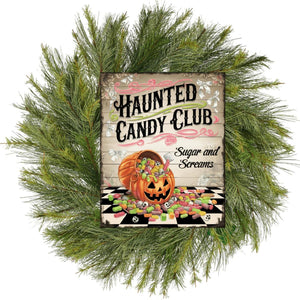 Sugar and Screams Halloween Club Sign