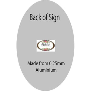 Welcome Pink Furry Monster Sign
