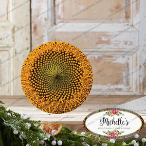 Yellow Sunflower Wreath Center