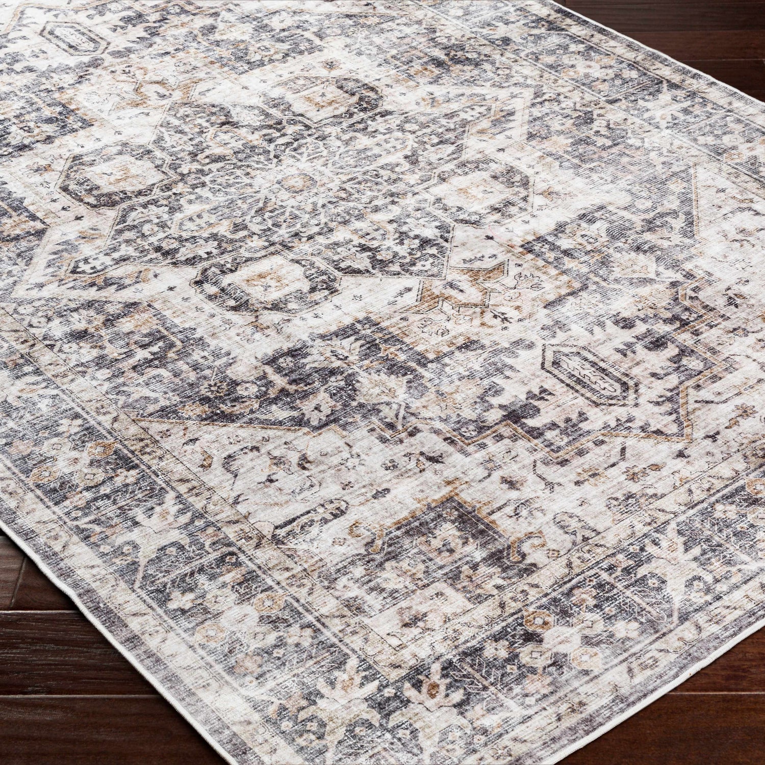 Bevin Washable Area Rug