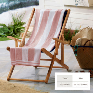 Striped Cabana Beach Towel - Edgartown Collection