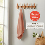 Cotton textured bath towel set - acacia collection