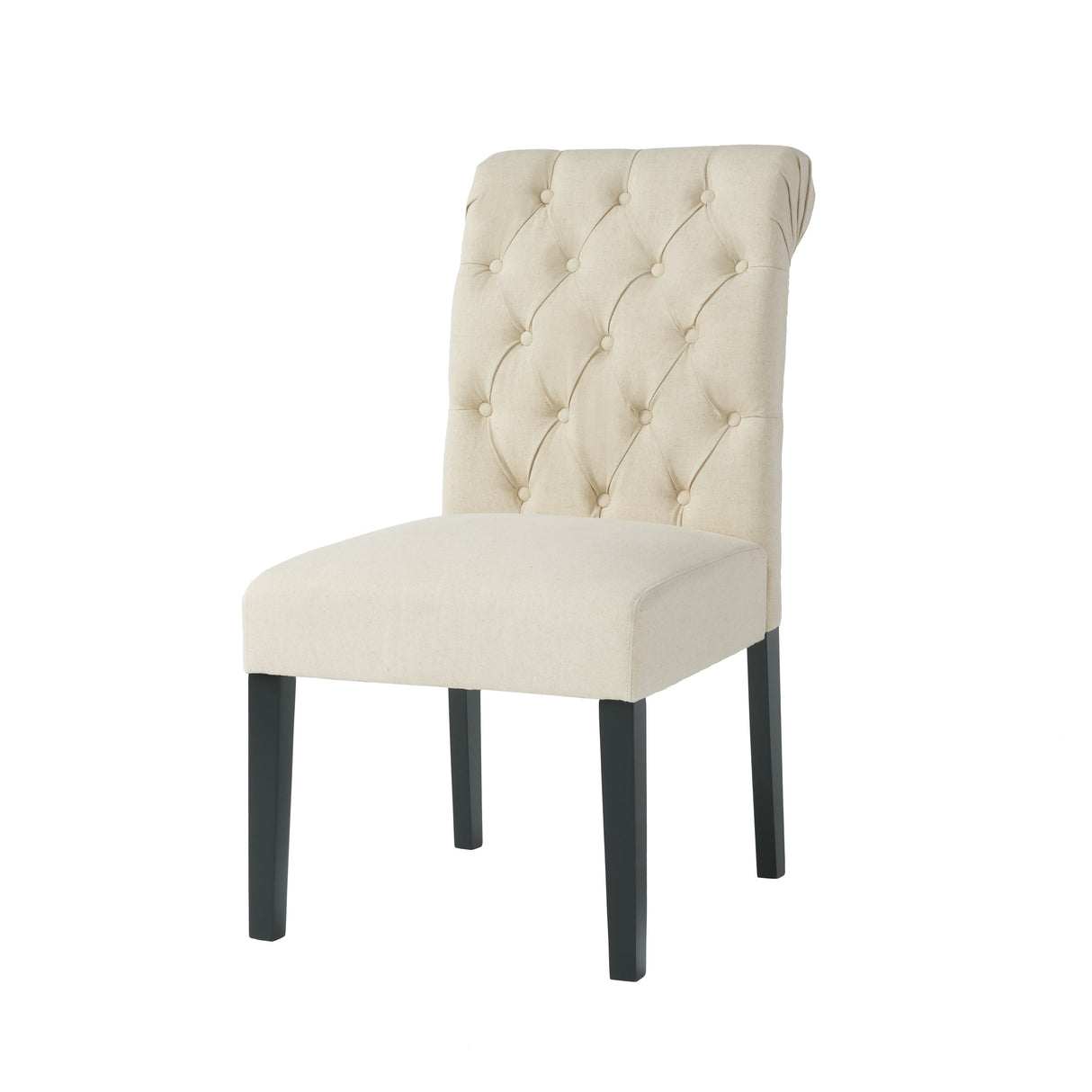 Broxton Tufted Rooltop Dining Chairs, Set of 2