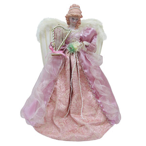 Mauve Victorian Angel Tree Topper