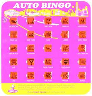 The Original Travel Bingo Game - Pink