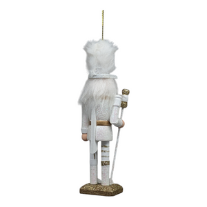 Hollywood 6 inch Wooden Nutcracker - White