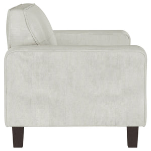 Xana - Track Arm Tufted Loveseat - Greige